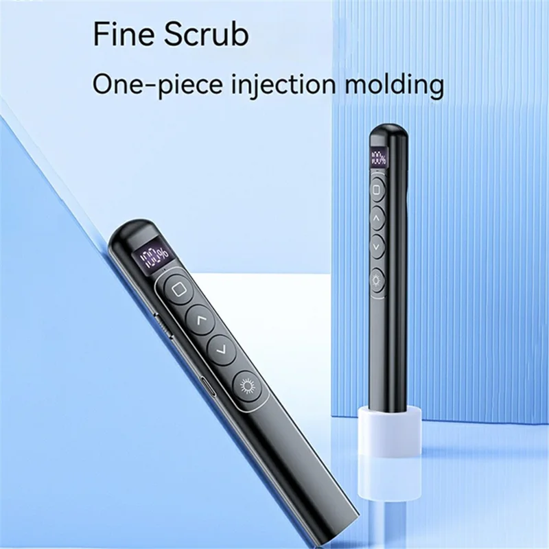 S7 Wireless PPT Remote Laser Pointer PowerPoint Office Presentation Page Turning Clicker - White