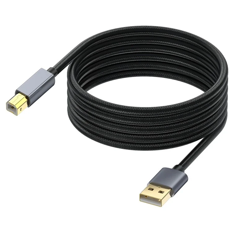 USB -druckerkabel 3m Länge USB 2.0 Typ A Männlich zu B Männlichem Scannerkabel Für MIDI -controller