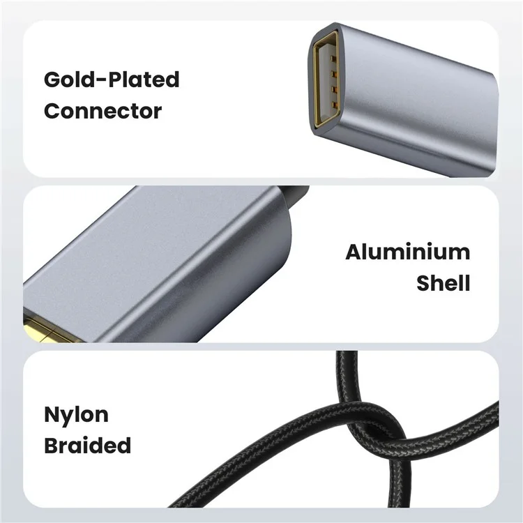 USB Extension Cable 10m USB 2.0 Type A Male to Female Extender Cord for Printer, Keyboard, Mouse, Flash Drive