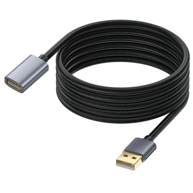 Cabo de Extensão USB 3m USB 2.0 Tipo A Male A Feminino Extender Cord Para Impressora, Teclado, Mouse, Unidade Flash