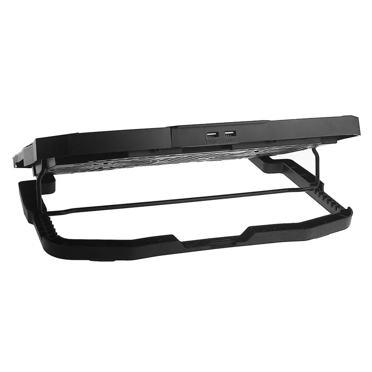 A6 ergonomischer Laptopkühler mit höhenverstellbarem Ständer und 6 Lüftern