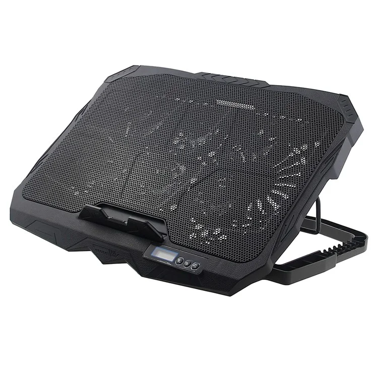 A6 ergonomischer Laptopkühler mit höhenverstellbarem Ständer und 6 Lüftern