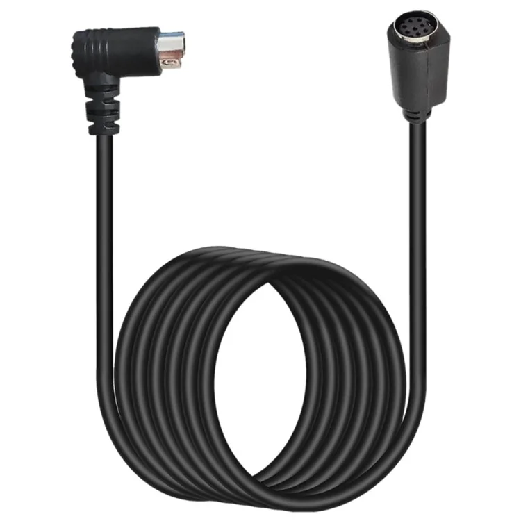 3m DIN 8 Pin Männlich zu Weiblich S-Video-Kabel mit abgewinkeltem Anschluss, Audio-Video-Kabel für Set-Top-Box