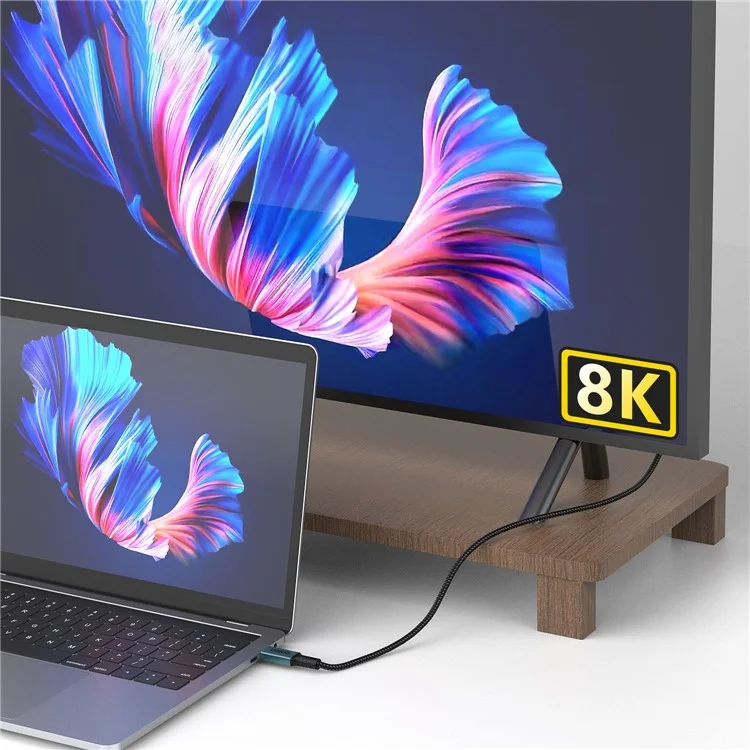 ONTEN 1m OTN-CC203 USB4 Cable 40Gbps PD 100W Charging Full Function Braided Video Data Cable
