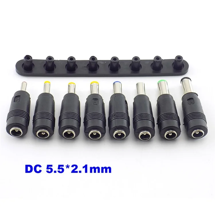 USB to DC 5V / 9V / 12V Step Up Converter Cable Multi-Function Voltage Conversion Cord with 8 Adapter Plugs - 12V Cable