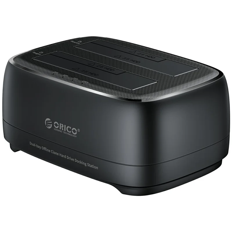 ORICO DD28C3-C Dual Bay Offline Clone Hard Drive Docking Station Compatible with 2.5  /  3.5 Inch SATA HDDs and SSDs - EU Plug