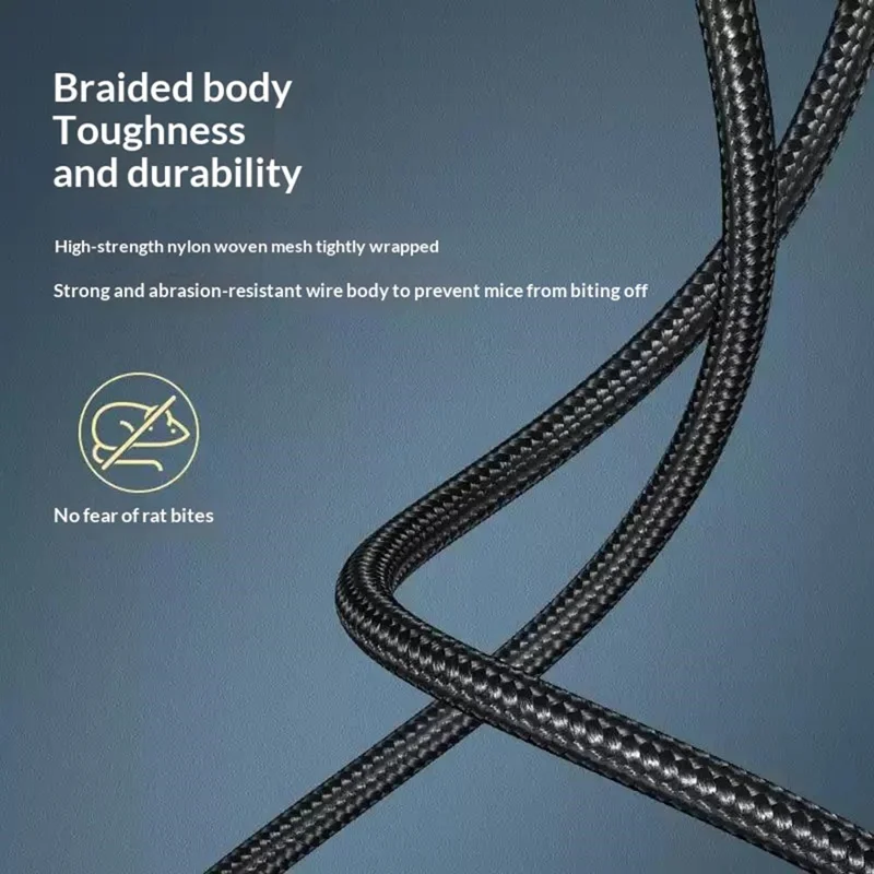 كابل يو جرين US370 80805 بطول 1 متر من يو إس بي-C إلى يو إس بي-B 2.0 مزود بغطاء مضفر، كابل طابعة متوافق مع إبسون / ماك بوك برو / إتش بي / كانون / سامسونج