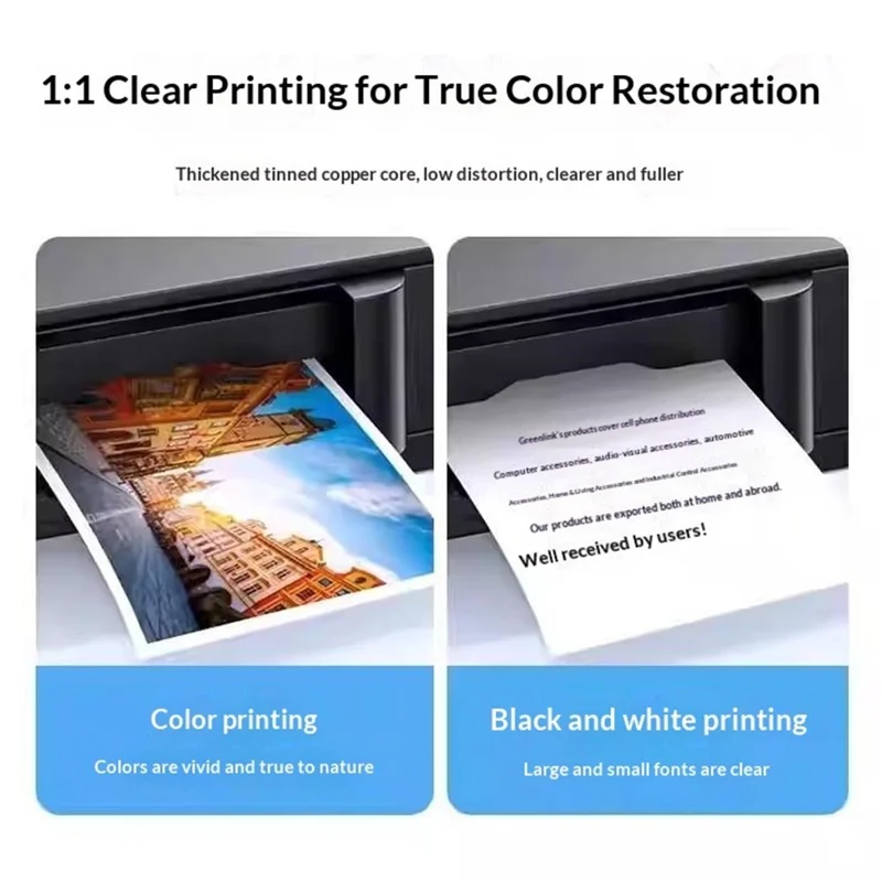 كابل يو جرين US370 80805 بطول 1 متر من يو إس بي-C إلى يو إس بي-B 2.0 مزود بغطاء مضفر، كابل طابعة متوافق مع إبسون / ماك بوك برو / إتش بي / كانون / سامسونج