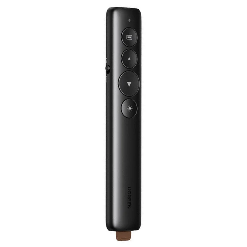 UGREEN LP479 50654 Laser Pointer PPT Presenter 100m Range 2.4GHz Wireless Remote for Presentation Teaching - Black