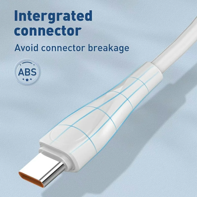 LDNIO LC611C 1m 65W PD Fast Charging Cable USB-C to USB-C Data Sync Cable for Phone Tablet - White