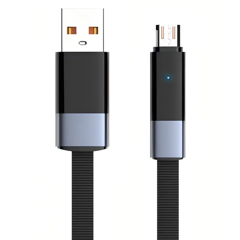 LDNIO LS242-M 2m USB-A to Micro USB Cable 30W Fast Charging Auto Power Off LED Indicator for Android Devices