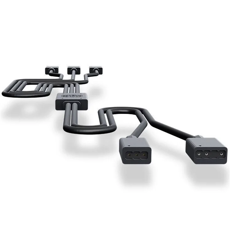 Cable de Conexión Argb de Coolermaster 3-in-1 50 cm RGB Cable 5V Cable Adaptador de 3 Pines Para Ventiladores de Enfriamiento, Tiras LED