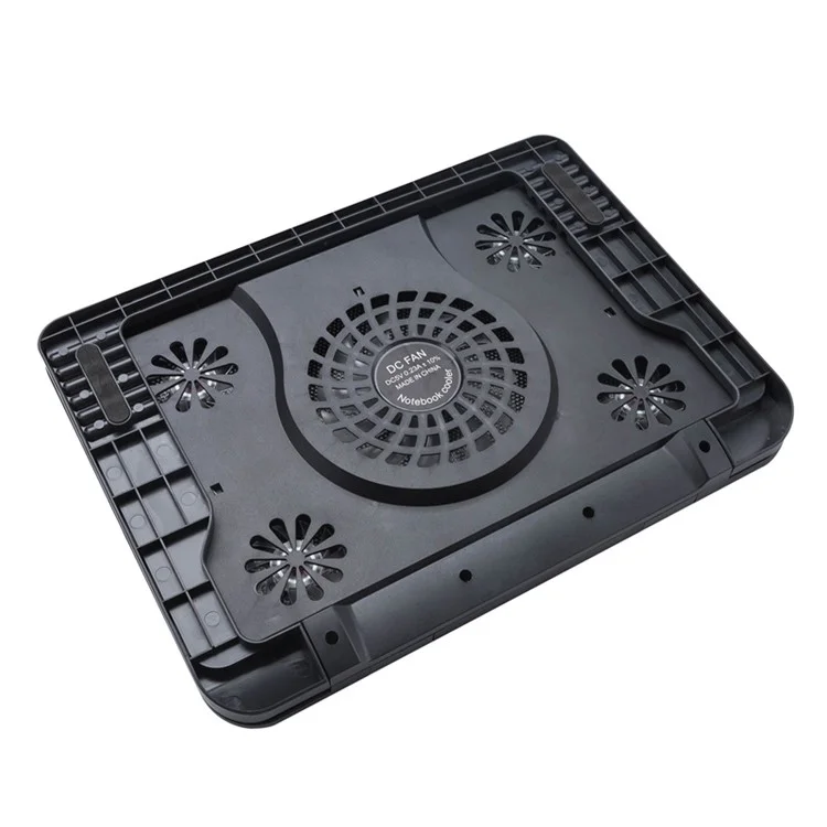 N137 Desktop 5 Cooling Fan Notebook Computer Cooling Pad Laptop Cooler mit verstellbarer Standhalterungsfunktion für Gaming und Arbeit