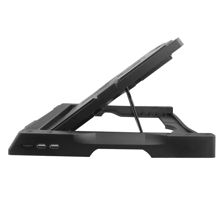 S300 3-Lüfter Laptop Kühler Ständer Desktop Einstellbare Windgeschwindigkeit Notebook Lüfter Kühler - Blaues Licht