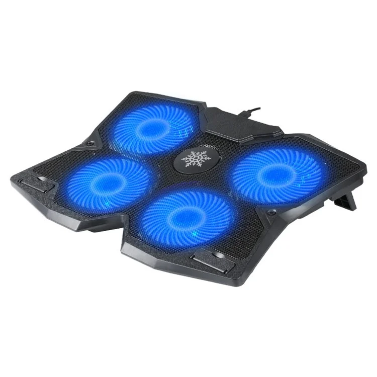 S400 Настольная Ноутбука Тепловая Рассеяющая База Mute 4-Fan Cooler Stand Laptop Laptop Gaming Cooling Pad