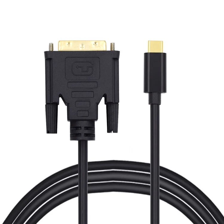 Cavo monitor maschio da USB 3.1 Type C USB-C a DVI 1080P da 1,8 m per laptop