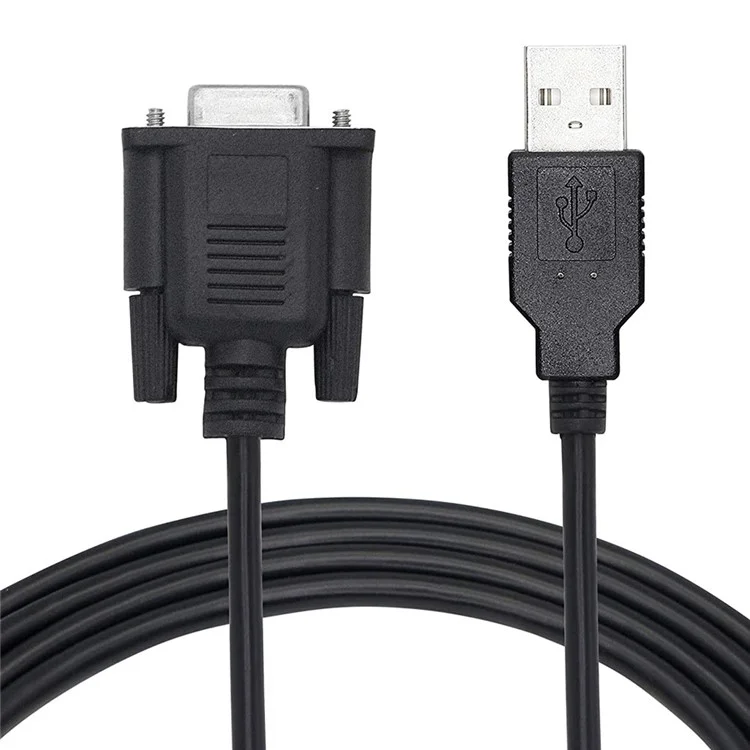 JUNSUNMAY RS232 DB9 9 Pin Female to USB 2.0 Adapter Converter Cable, 1.8m