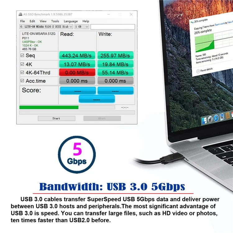 Câble d'extension USB 3.0 à angle droit 90 degrés 20 broches 19 broches mâle vers femelle 5 Gbps pour carte mère/carte principale