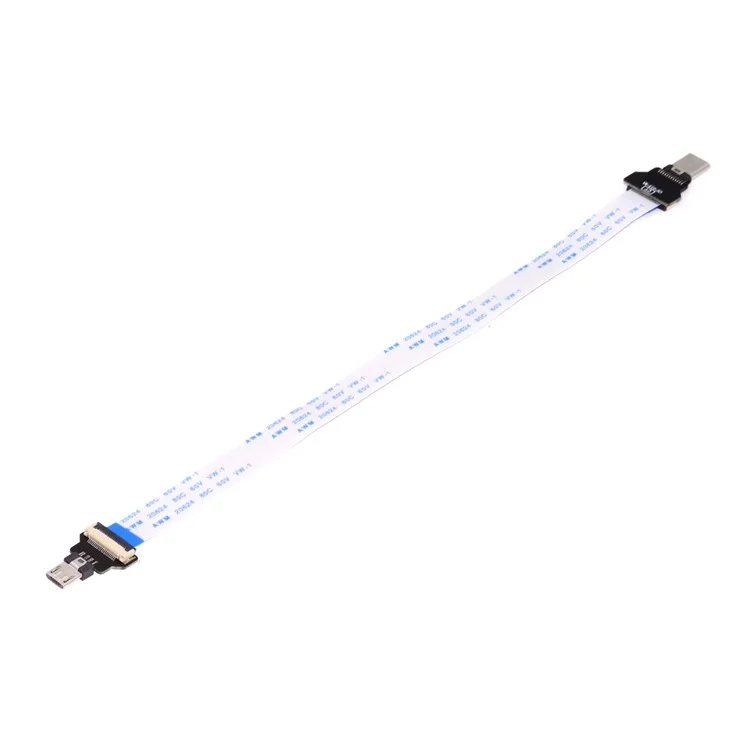 UC-019-MM CN-008-OTGCN-009-0.13M / CN-012-MA Type-C Male Host to 5Pin Micro USB 2.0 Male Target Data Flat Slim FPC Cable Extender