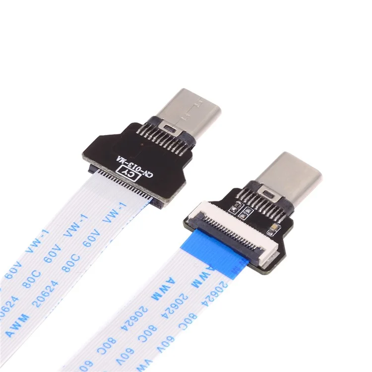 UC-019-CM CN-008-OTG / CN-009-0.13M / CN-013-MA OTG USB-C Type-C Male Host to Type-C Male Target Data Flat Slim FPC Cable