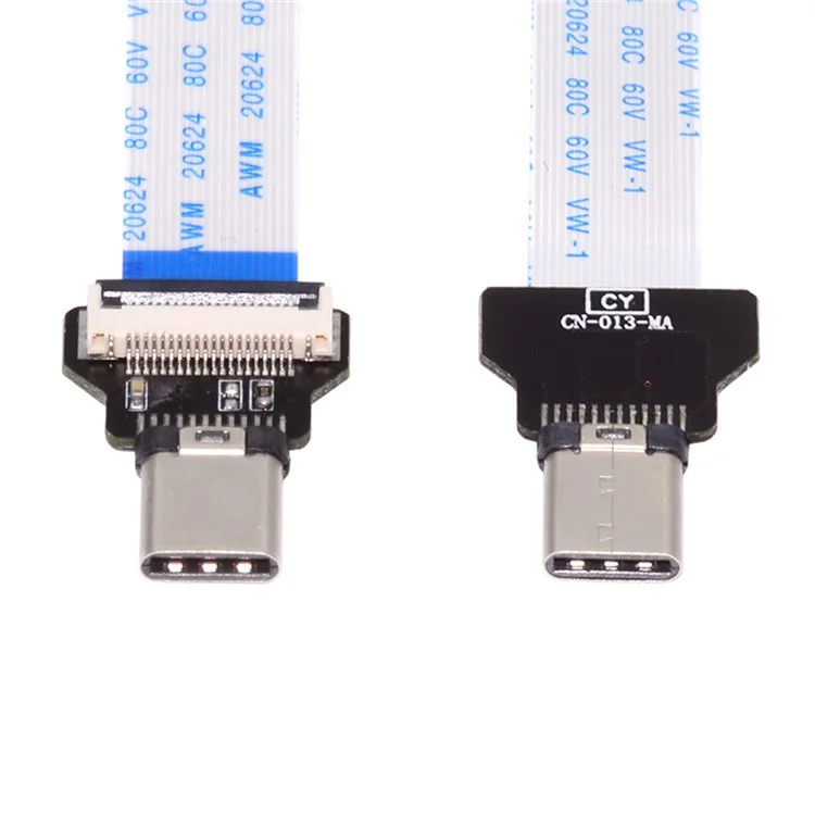 UC-019-CM CN-008-OTG / CN-009-0.13M / CN-013-MA OTG USB-C Type-C Male Host to Type-C Male Target Data Flat Slim FPC Cable
