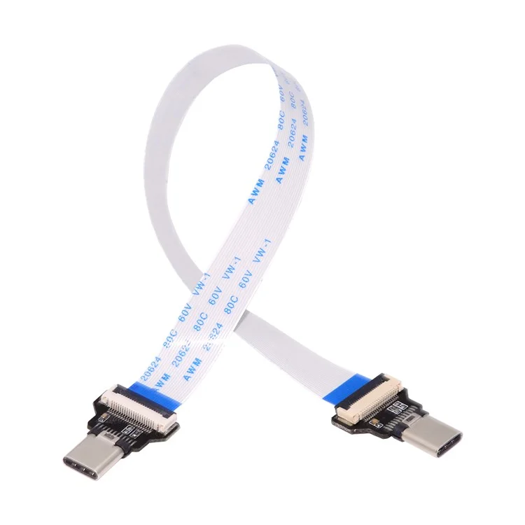 UC-019-CM CN-008-OTG / CN-009-0.13M / CN-013-MA OTG USB-C Type-C Male Host to Type-C Male Target Data Flat Slim FPC Cable