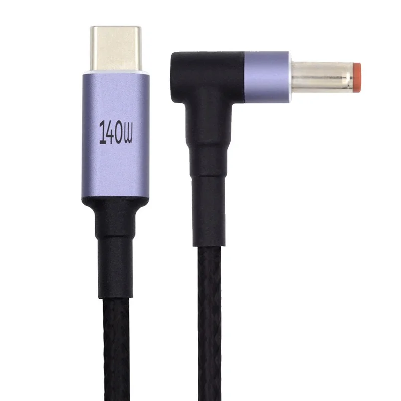 UC-065-5525MM 1.8m Type-C to DC 5.5*2.1mm PD 140W (20V 7A) Charging Cable Power Cord