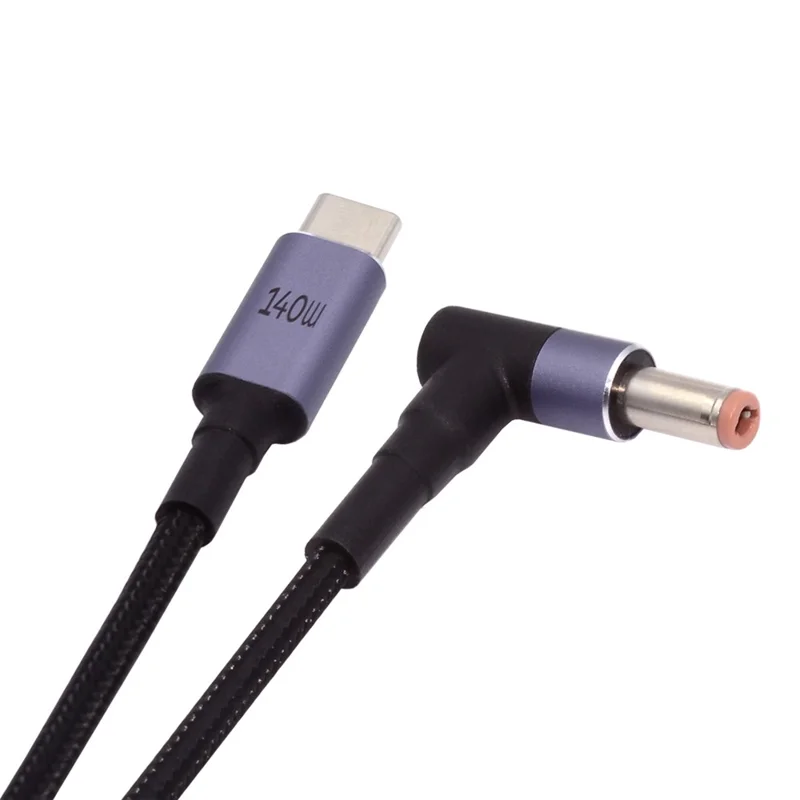 UC-065-5525MM 1.8m Type-C to DC 5.5*2.1mm PD 140W (20V 7A) Charging Cable Power Cord
