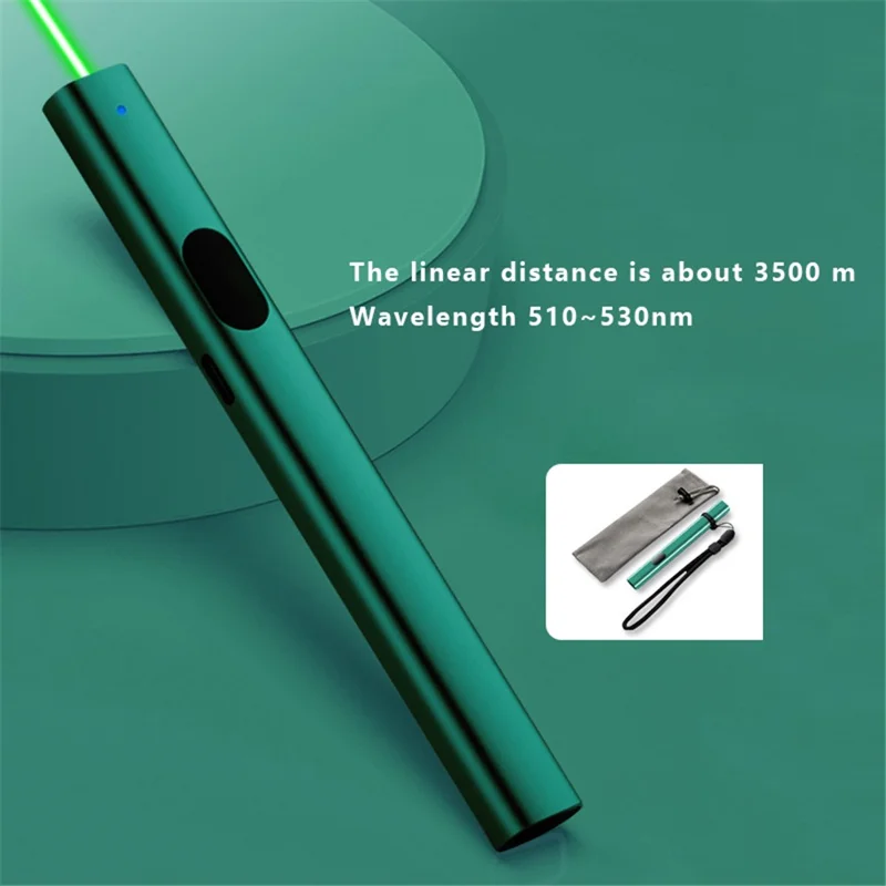 L1003 Outdoor Adventures Laser Pointer Cat Dog Chaser Tease Laser Pen - Green Light / Green