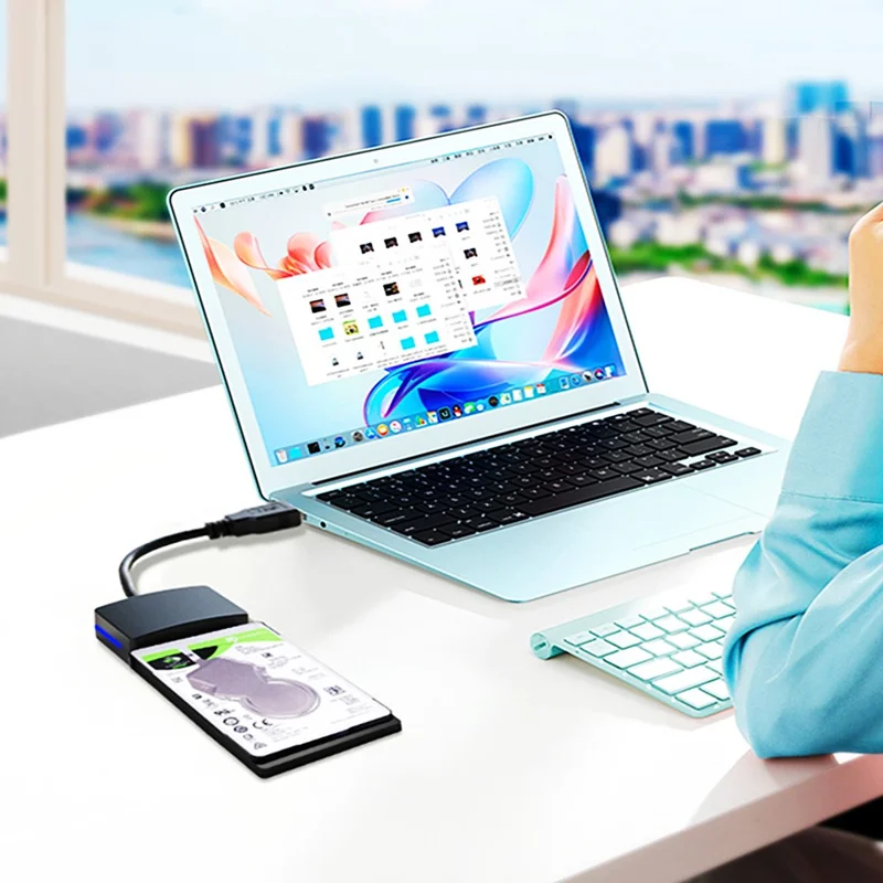 SATA to USB 3.0 Adapter Cable 2.5-inch SSD SATA Hard Drive Data Transfer Cable