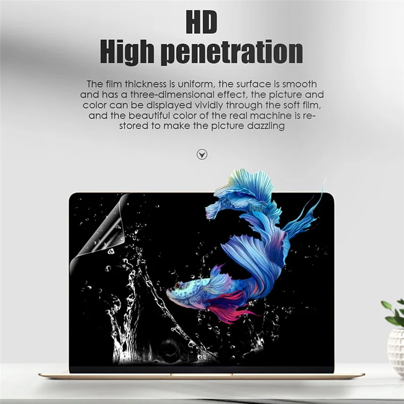 HD No Bubble Anti-explosion Soft PET Film Screen Protector for MacBook Pro 16 2019 (A2141)