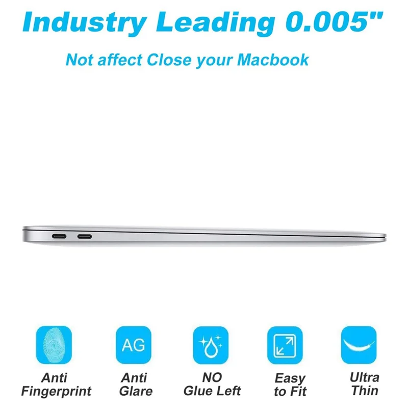 Bubble-free Sensitive Touch Matte Soft PET Screen Protector Film for Macbook Air 11 inch (2015) A1370