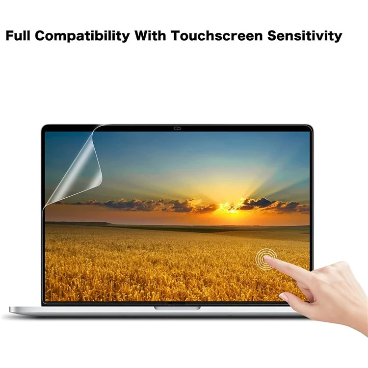 Anti-fingerprint Durable Laptop PC Screen Protection Film PET Screen Protector for MacBook Pro 13 inch Retina (A1502)