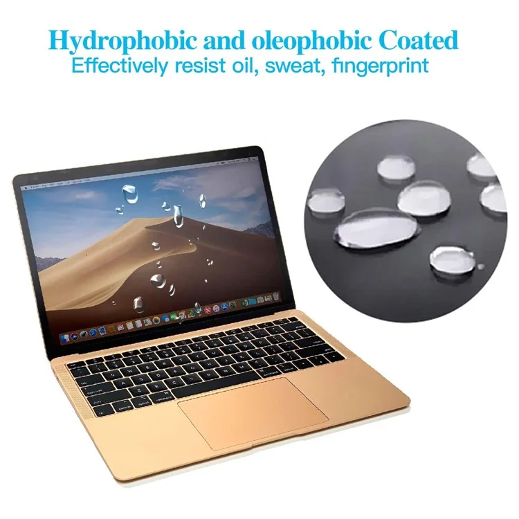 Anti-fingerprint Durable Laptop PC Screen Protection Film PET Screen Protector for MacBook Pro 13 inch Retina (A1502)