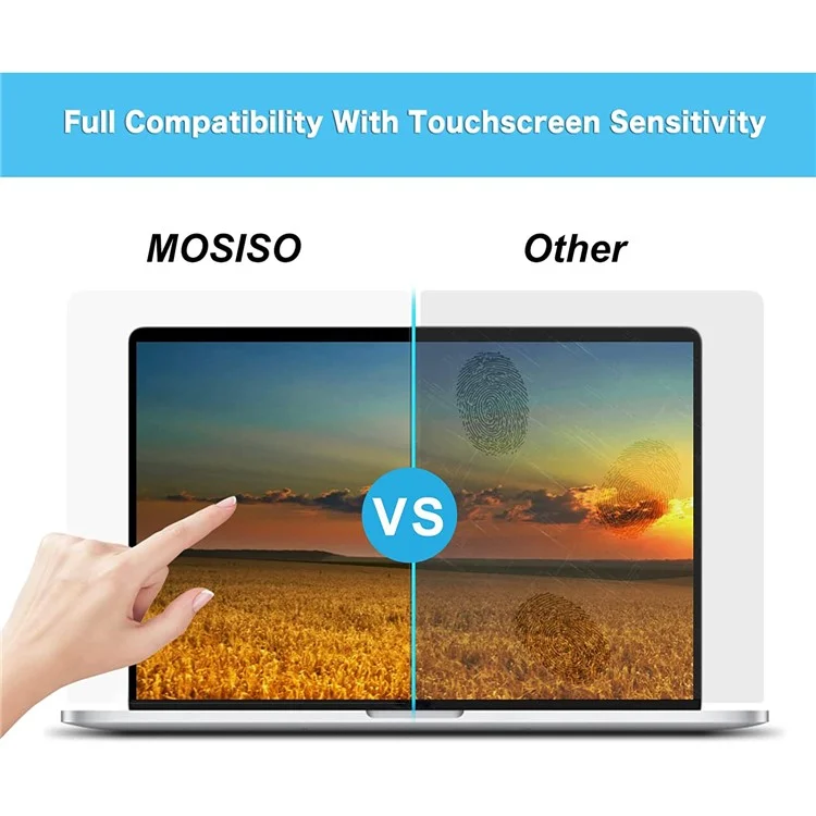 Anti-fingerprint Durable Laptop PC Screen Protection Film PET Screen Protector for MacBook Pro 13 inch Retina (A1502)