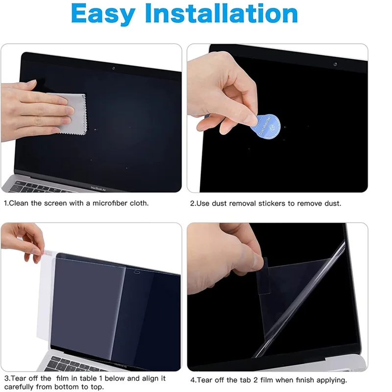 Matte Ultra Slim Anti-oil Precise Cutout Soft PET Film Screen Protector for MacBook Pro 15 Touch Bar 2016 (A1707)