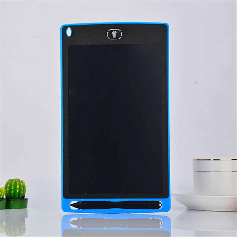 LCD Writing Tablet 8.5 inch Electronic Writing Drawing Pads Portable Doodle Board with Pen - Blue