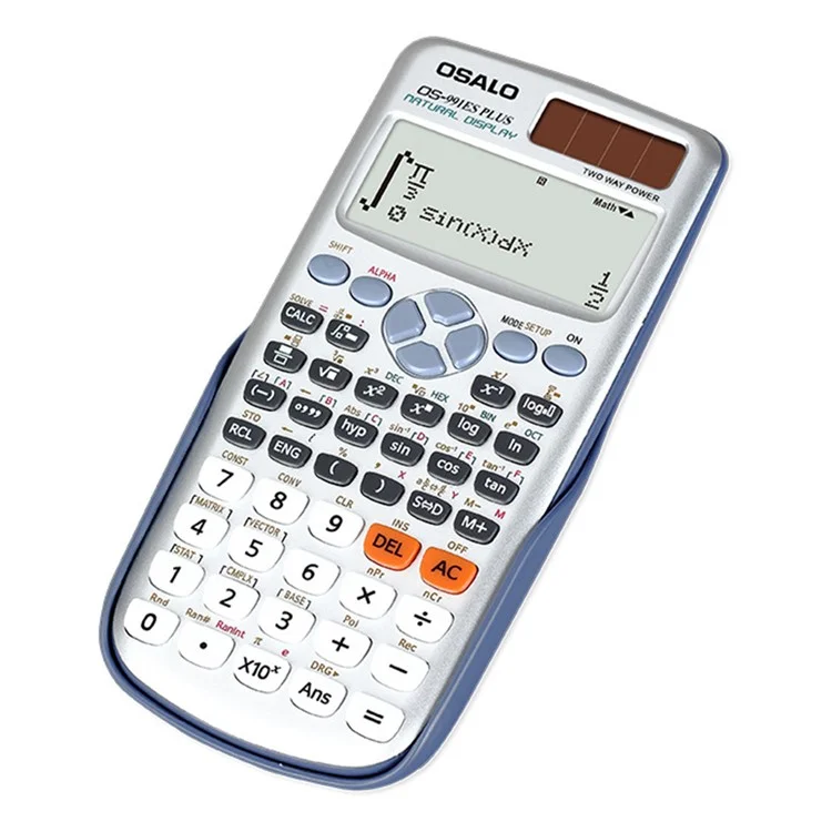 OSALO OS-OSALO 991ES PLUS Scientific Calculator Solar Energy 417 Functions 2 Line 10+2 Digits Student Calculator