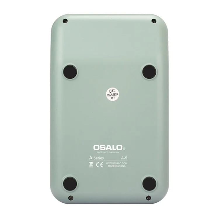 OSALO A-5 High Button Mini Desktop Calculator Office Accounting Financial Tool - Verde
