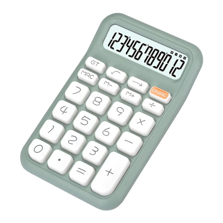 OSALO A-5 High Button Mini Desktop Calculator Office Accounting Financial Tool - Verde
