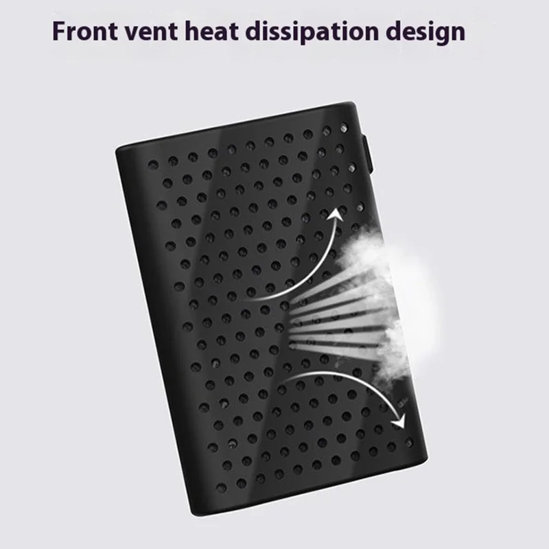 For Samsung T9 SSD Silicone Case Heat Dissipation Hard Drive Cover with Wrist Strap - Red