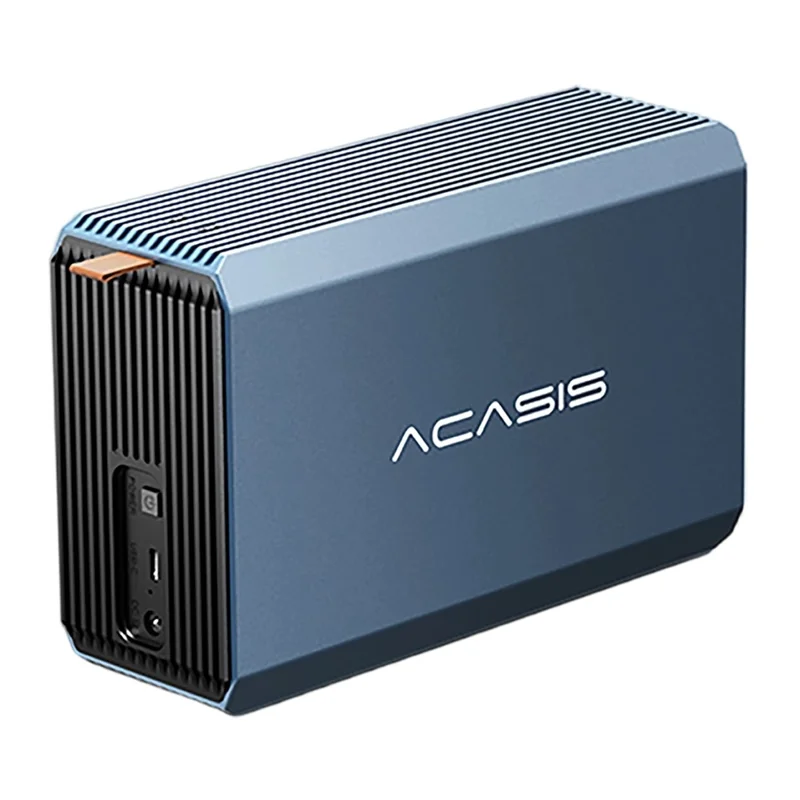 ACASIS EC-7352 Dual Bay Hard Drive Enclosure USB 3.0 External RAID Enclosure for 2.5 / 3.5 Inch SATA HDD SSD Up to 48TB - AU Plug