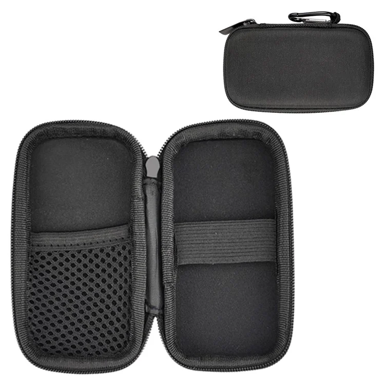 For SanDisk Extreme Portable SSD E60 (500GB) Storage Bag Portable Organizer Pouch Handbag - Black
