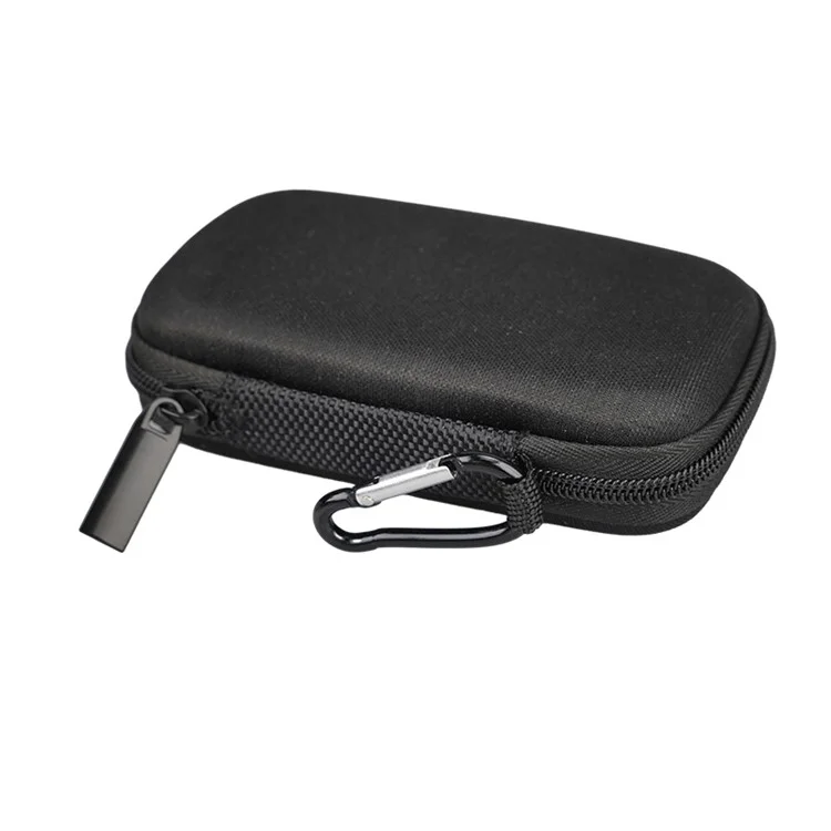 For SanDisk Extreme Portable SSD E60 (500GB) Storage Bag Portable Organizer Pouch Handbag - Black