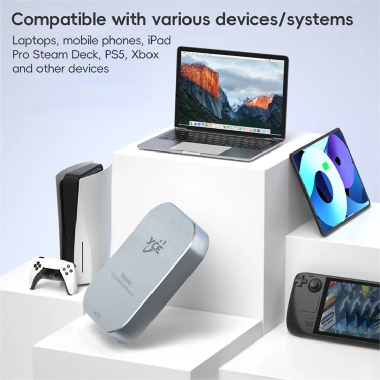Boîtier de disque dur magnétique V195B 10 Gb/s NVME / 2230 / M.2 pour téléphone portable de type C et ordinateur portable