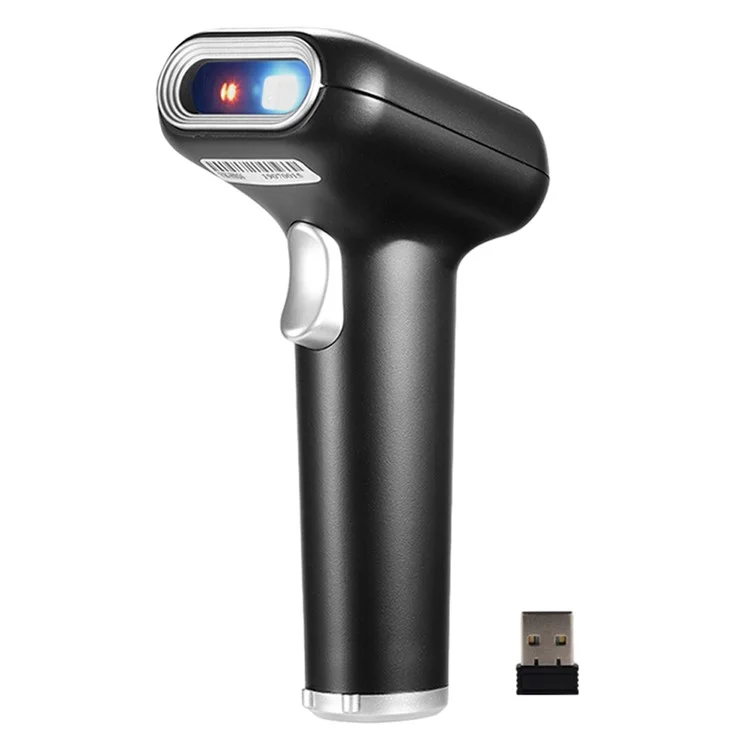 Leitor de código de barras sem fio WHS26 2.4G, manual de mão