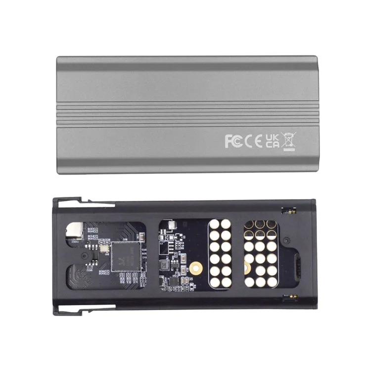 UC-145-20G RTL9220 Type-C USB3.2 USB4 20Gbps to M-Key M.2 NGFF NVME SATA SSD PCBA Enclosure