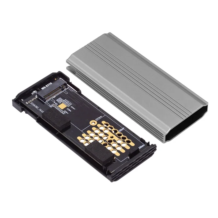 UC-145-20G RTL9220 Type-C USB3.2 USB4 20Gbps to M-Key M.2 NGFF NVME SATA SSD PCBA Enclosure