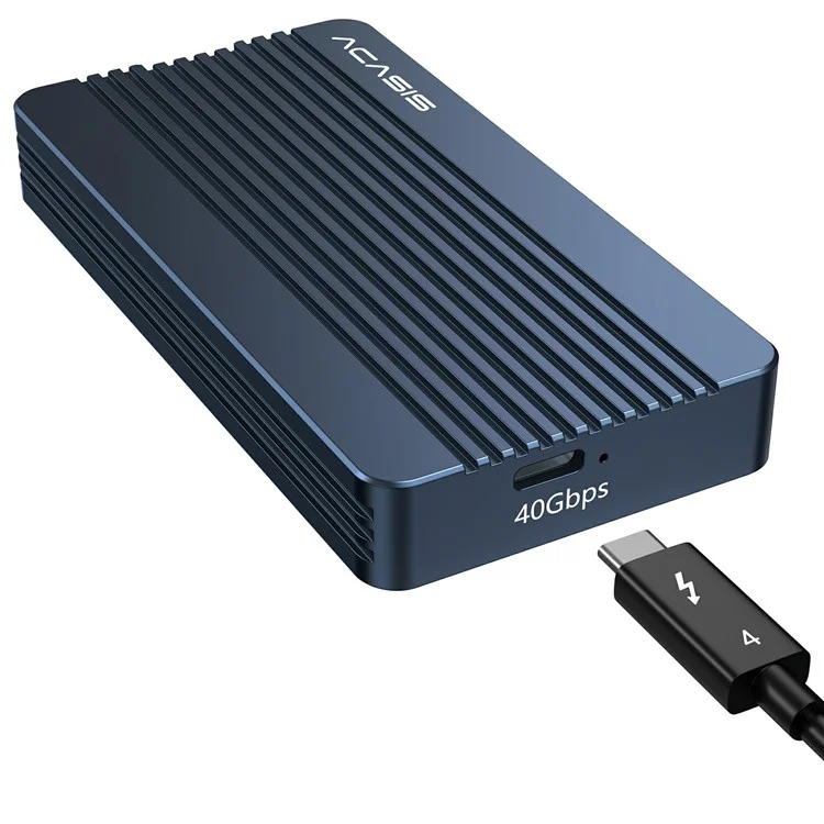 ACASIS TBU405 Air 40Gbps M.2 Nvme SSD Enclosure Compatible with Thunderbolt 4 / 3 USB4 for M-Key B+M 2280 SSD