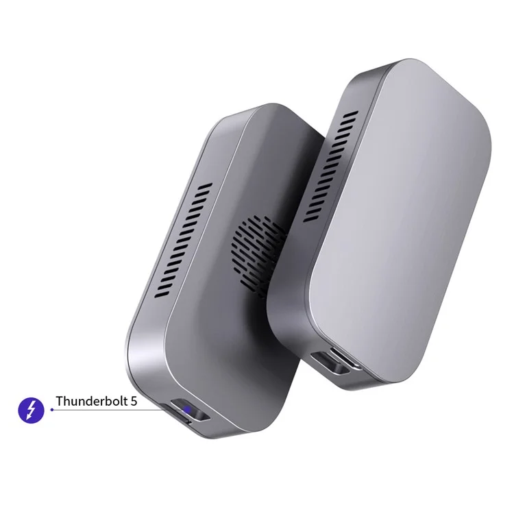 Thunderbolt 5 SSD Enclosure 80Gbps JHL9480 Compatible with Thunderbolt 4 / 3 USB4 External Drive